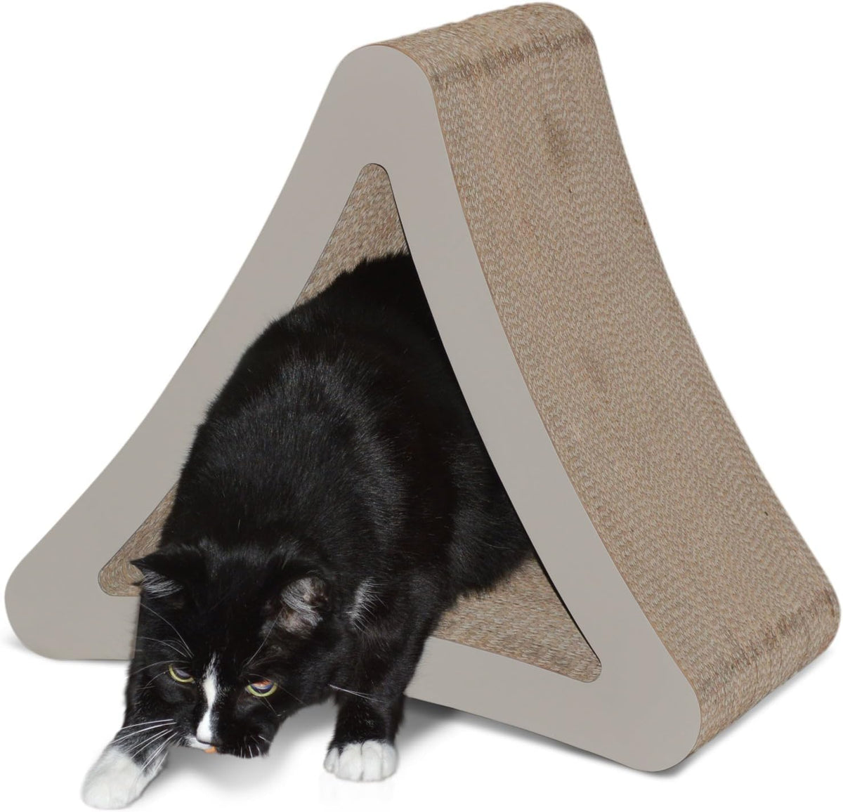 3-Sided Vertical Cat Scratching Post - Dimensions: 18" x 10.5" x 15.9"